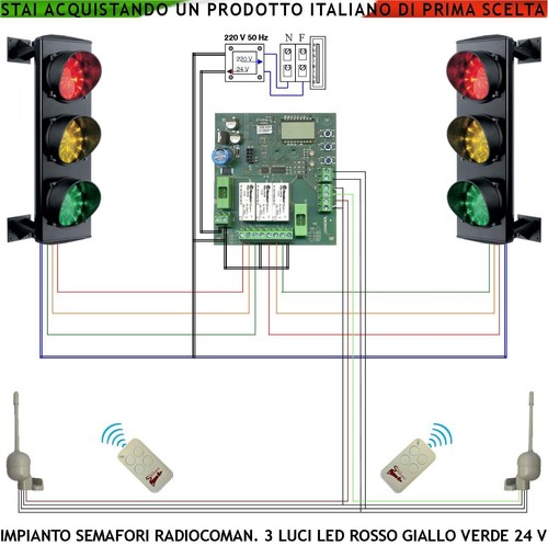 Impianto semafori luci - impianto,
