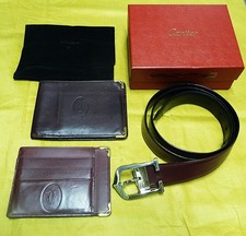 CARTIER Originali Portafoglio Cintura Portadocumenti tessere