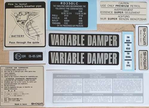 Kit informazioni decalcomanie - informazioni,