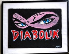 Quadro Diabolik Dipinto A mano