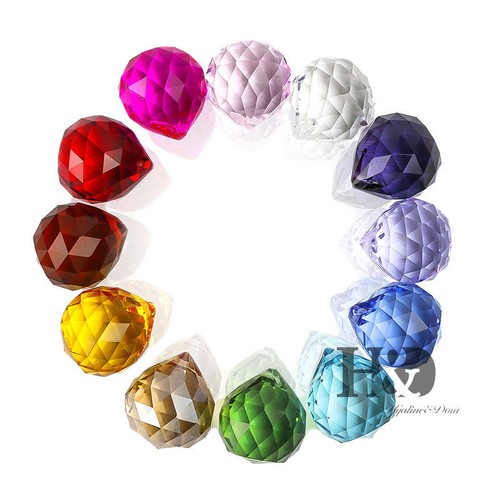 New 12pcs rainbow crystal - new,