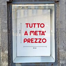 adesivo vetrine negozi tutto a