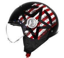 CASCO JET KAPPA KV20 RIO GRAPHIC BANDIERA USA PROTEZIONE MOTO SCOOTER PIU'TAGLIE