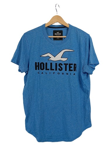 Hollister herren shirt blau - t-shirt,