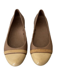 Ballerine Crocs Cap Toe Marron