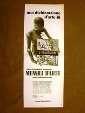 Mensili d'arte I Macchiaioli Fratelli Fabbri Editori Pubblicità vintage anni '70