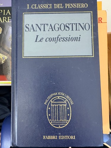 Sant agostino confessioni - le,
