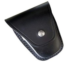 Porta Manette Chiuso in Pelle color Nero 1P25 