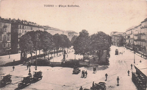 Cartolina torino piazza - 31-87),