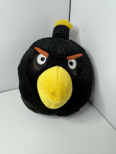 Peluche angry birds black - angry,