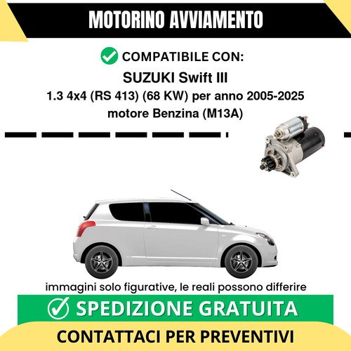 Motorino avviamento suzuki - motorino,