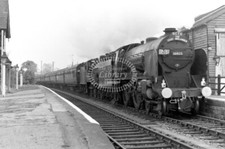 PHOTO  British Railways Steam Locomotive Class V 30925 & 40646 Newtown Kyme 1962