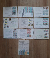 ITALIA REPUBBLICA LOTTO 10 BOLLETTINI POSTALI ALTI VALORI E COMMEMORATIVI