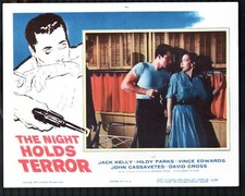 Lobby Card: Night Holds Terror 11"x14" Lobby Card John Cassavetes Hildy Parks...