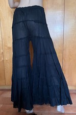 PANTALONI NERI DONNA A ZAMPA BOOTCAMP TG UNICA NUOVI INTROVABILI