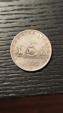Moneta d'argento 500 Lire