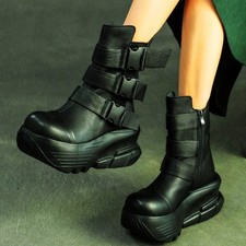 Thick Sole Ankle Boots Women