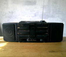 BOOMBOX  VINTAGE  JVC  PORTABLE SYSTEM PC-X500