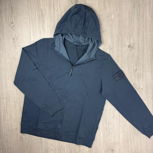 Felpa con cappuccio zip - con, e