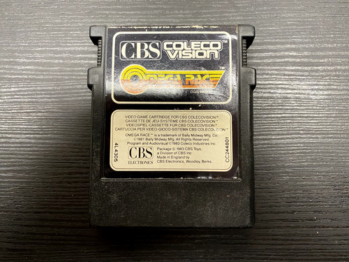 Omega race cbs coleco - coleco, vision