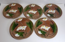 Antichi 5 Piatti VILLEROY & BOCH Liberty 1900 Ninfee cm 20