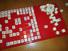 GIOCO VINTAGE LETTERE COMPONIBILI ALFABETO DIDATTICA RETROGAME MATHALPHABET