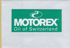 ADESIVO VINTAGE STICKER  MOTOREX OIL OF SWITZERLAND 