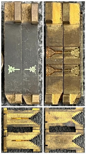 Matrici ottone vintage - in,