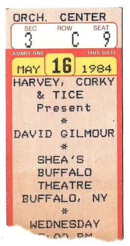 Biglietto david gilmour - gilmour, &