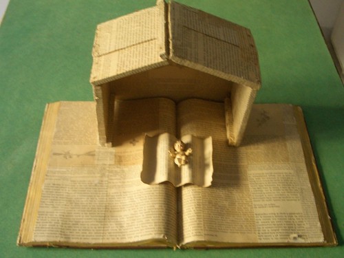 Presepe libro artigianale - presepe,