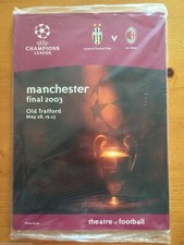 Borsa sigillata finale Champions League 2003: Juventus v AC Milan @ Manchester UNITED