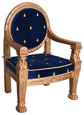 Poltrona di lusso Impero Regency poltrona con braccioli antica poltrona con braccioli mogano testa di donna