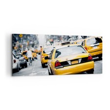 Quadro su Tela 120x50cm Taxi