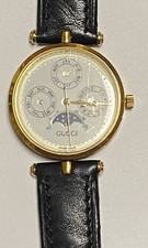 Orologio Vintage Gucci Fasi Lunari Triplo Calendario - Batteria Nuova