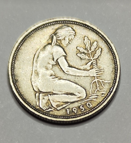 Moneta pfennig 1950 f - da,