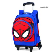 In magazzino! Zaino Spiderman Ragazzi Bambini Trolley Borsa Valigia Rotante Bagaglio Regalo