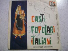  ORCHESTRINA MONGIBELLO Canti popolari italiani-VALZER DEGLI ARANCI-45 giri