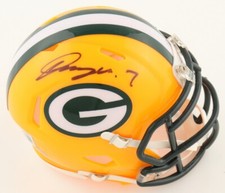 Quay Walker Autografo Green Bay Packers Speed Mini Casco Beckett 38204