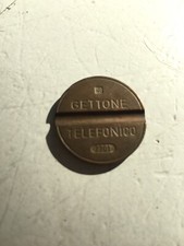 Gettone telefonico con segno - telefonico,