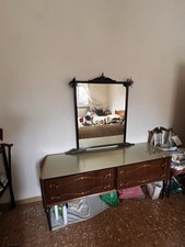 Comò Con Specchiera anni '60.