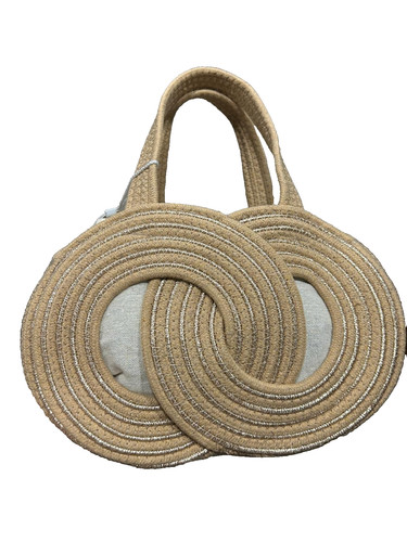 Borsa donna rotonda - in, paglia