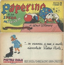 1388.  ALBI TASCABILI DI TOPOLINO N.177, 21/11/1951 “Paperino e la sfera magica”