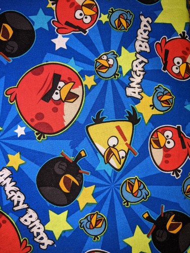 Angry birds tessuto cotone - tessuto, di