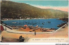ANZP1-0081-06 - MENTONE - Il Porto E Vista Verso La Frontiera