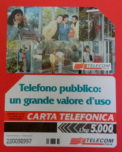 Scheda telefonica telecom - scheda,