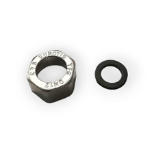 EUROTIS DADO CALOTTA 1/2 PER TUBO FLESSIBILE ACCIAIO INOX Ø 12 X GAS GUARNIZIONE