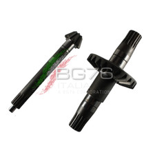 COPPIA CONICA + ASSE INTEGRALE ad. MOTOCOLTIVATORE CARRARINO DENTI 8 25