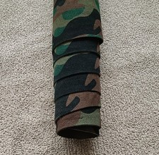 VERA PELLE SCAMOSCIATA STAMPA CAMUFLAGE MIMETICO PELLETTERIA HOBBY PORTATABACCO