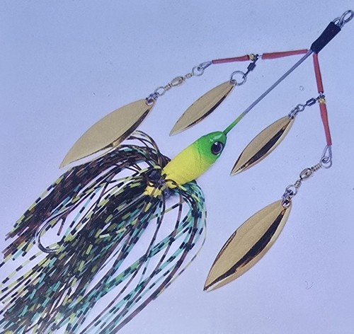 1pz esca pesca blu nero - esca,