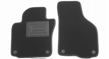 ASC tappetini anteriori 2pz SEAT LEON II 2007-2012 con bottoni tondi battitacco